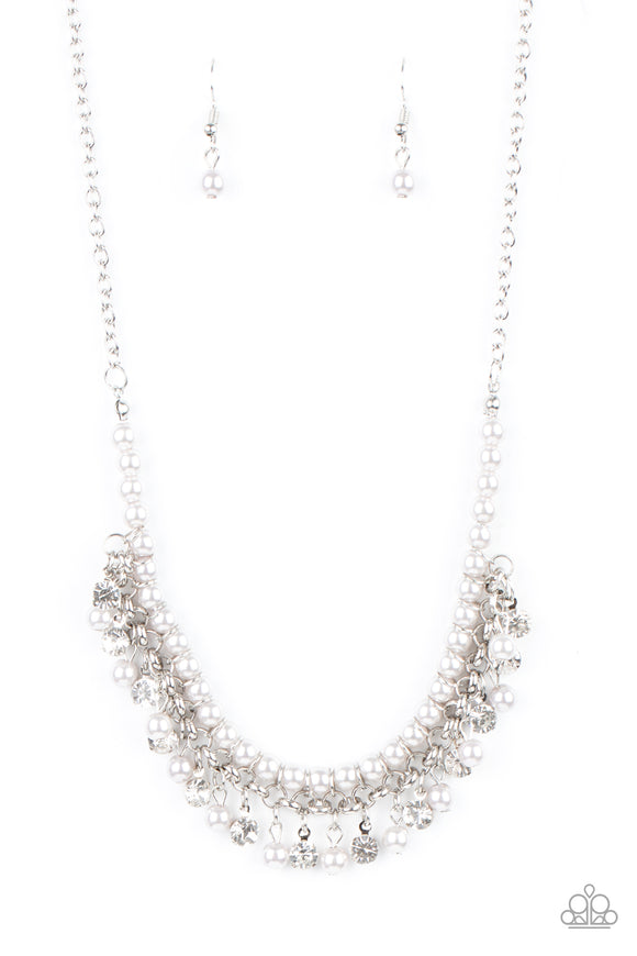 A Touch of CLASSY - Silver Paparazzi Necklace