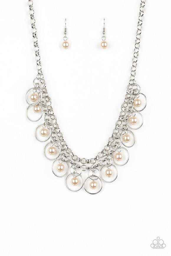 Party Time - Brown Paparazzi Necklace