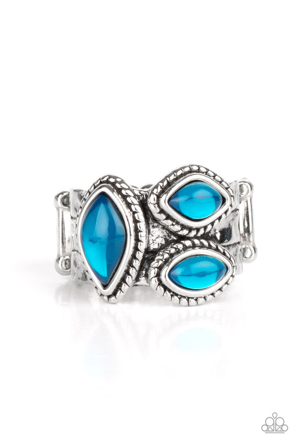 The Charisma Collector - Blue Paparazzi Ring