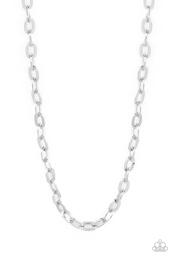 Interference - Silver Urban Paparazzi Necklace