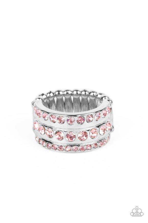 Privileged Poise - Pink Paparazzi Ring
